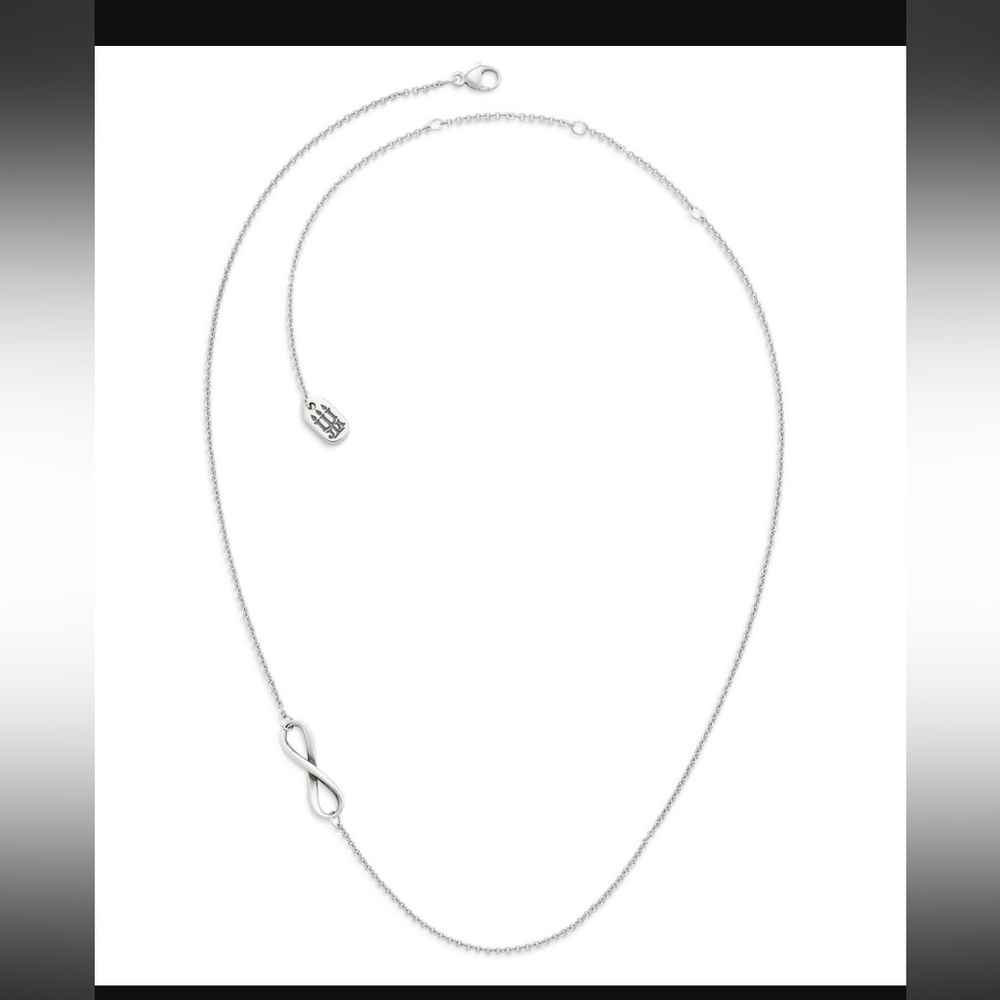 James Avery - Sterling Silver infinity necklace. Soon to be retired design.